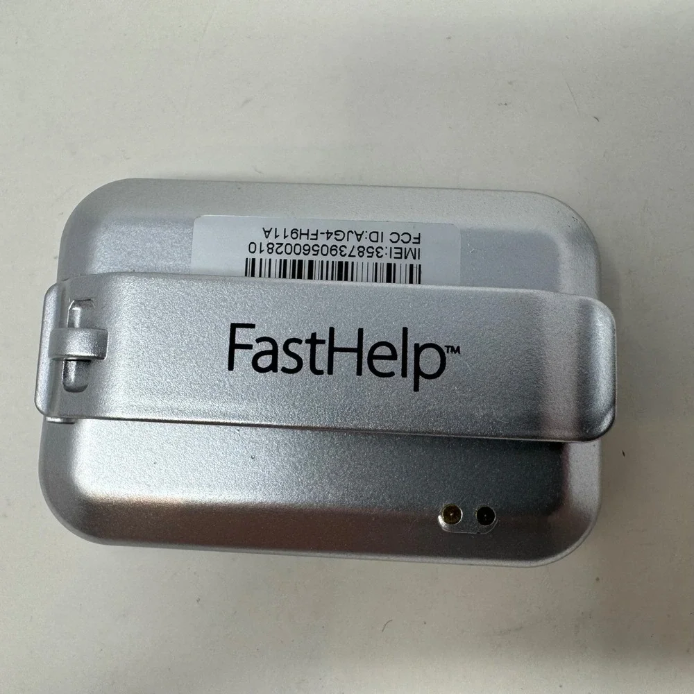 FastHelp Medical Alert Device No Monthly Fee SOS Pendant Complete with Charger